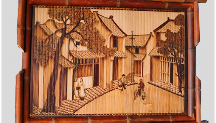 Bamboo painting