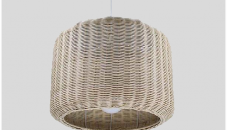 Rattan woven lampshade 2