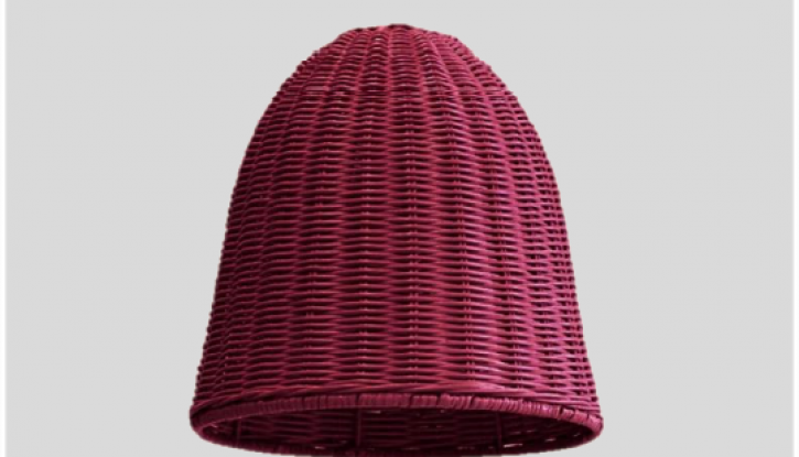 Rattan woven lampshade 2