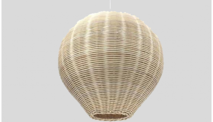 Rattan woven lampshade 1