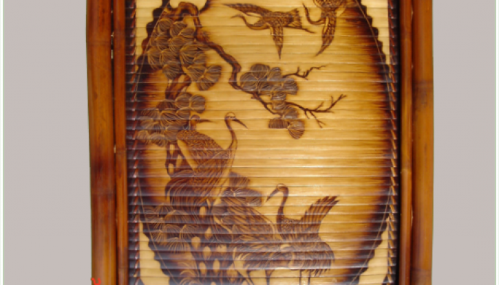 Bamboo painting