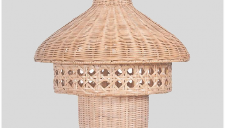 Rattan woven lampshade 4