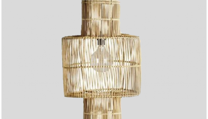 Rattan woven lampshade 4