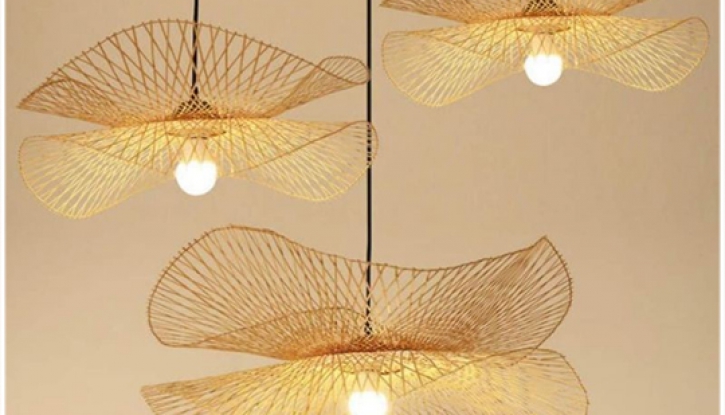 Bamboo woven lampshade 4