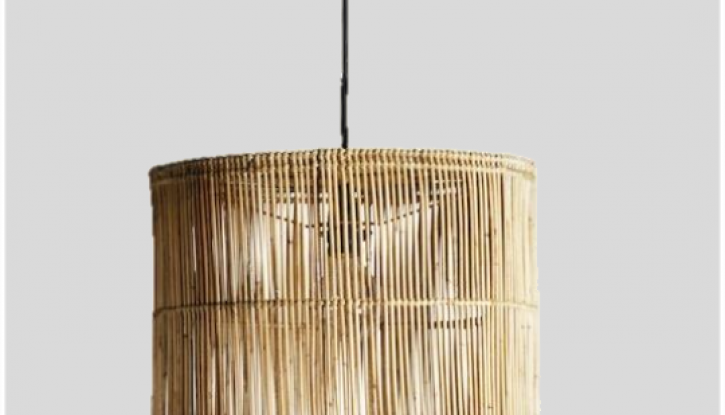 Rattan woven lampshade 4