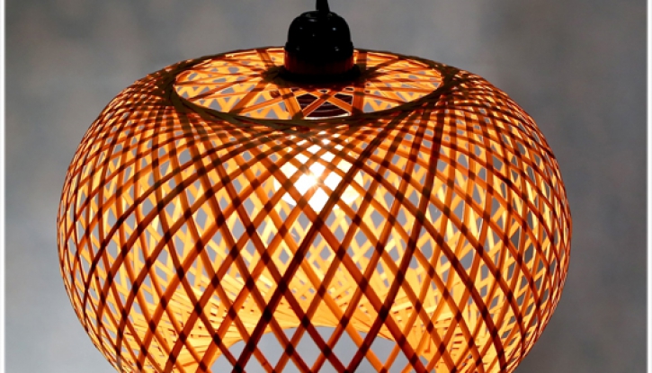 Bamboo woven lampshade 4