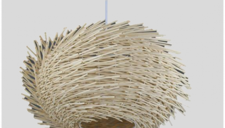 Rattan woven lampshade 4